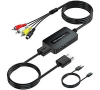 XILINBI 1080P HDMI to Svideo RCA Converter, HDMI to Composite AV CVBS Converter, HDMI S-Video RCA Adapter for HDMI Devices to Display on Older TVs with Svideo/RCA