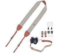 XILIYAI Adjustable Camera Strap,Brown Neck Shoulder Cotton Straps Woven Camera Strap for Camcorder,and Nikon,Canon,Sony,Minolta,Panasonic,SLR,DSLR Digital Binoculars Video