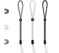 XILIYAI Nylon Hand Wrist Strap, 3 Pack Adjustable Colorful Hand Wrist Straps Lanyard for Wallet, GoPro, Phone, Keys, Keychain, USB Flash Drive, ID Name Tag Badge, Camera (3 Solid Colors)