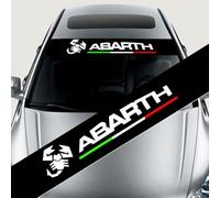 XILUOWUDI Car Front Window Shade Decorative Sticker for Fiat Abarth, Windshield Banner Stickers Sunscreen Vinyl Decal Auto Accessories