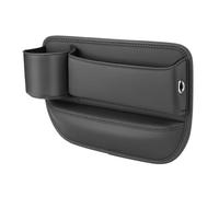 XILUOWUDI Car Seat Gap Storage Box Organiser for Porsche MACAN (Bj. ab 2014), Front Seat Side Pocket for Mobile Phones Cards Keys Sunglasses,Driver's Seat-Black