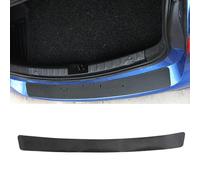 XILUOWUDI Rear Bumper Protector Car Door Sill Carbon Fiber Guard Trim Trunk Strip for Seat Leon Cupra Leon 5F FR ST 5D MK3 2017 2018 2019 Boot Sill Stickers Anti Scratch, Black,100X9CM