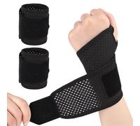 xiluuyou 2 Pack Wrist Supports, Elastic Wrist Brace | Wrist Straps Right&Left Hand, Breathable Adjustable, Arthritis, Tendonitis, Pain Relief Brace Right Hand Left
