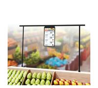 XILYZMO 10.1" Digital Price Tag Display Retail, Wi-Fi Electronic Shelf Label With Remote App Control, Full Color LED Advertising Screen For Grocery, 12V Powered Smart Signage(Dual Screen x1)