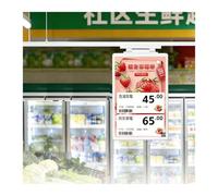 XILYZMO 10.1" Smart Electronic Shelf Label - Digital Price Tag Display, WiFi Full Color LCD Screen with Remote App Control, 800x1280 Resolution, Hanging Sign Board Retail Stores(Single Screen x1)