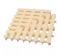 XILYZMO ABS Swimming Pool Grille, Overflow Drain 90 Degree Corner Grate, Plug-in Connection Splicing Drainage Trench Cover, Flexible Anti-skid Channel Overflow Ditch (Color : Bone color, Size : 20x2