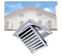 XILYZMO Metal Shed Vent, Metal Gable Wall Shed Ventilation Cover, Indoor Outdoor Wall Vent Systems, Louver Vent Door For Bathroom Home Office Kitchen(75x75cm/29.5x29.5in)