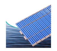 XILYZMO Modular Roller Top Conveyor Belt, POM Plastic Slat Chain 3830N, Low Friction Roller Plate Modular System for Beverage Packaging Logistics Accumulation(W190.5mm/L2m)