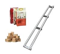 XILYZMO Modular Unpowered Material Handling, Chute Portable Cargo Transfer System ABS Wheels for Warehouse Flat Boards Plastic Crates(White,A-30x220cm)