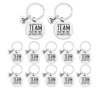Ximalun 12 Pcs Boss Colleagues Gifts Keyring We Wouldn't be The Team That We are Without You Keyring Appreciation Gifts for Employee Team Coworker Thank You Gifts for Manager Coach Team Leader