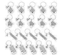 Ximalun 20 Pcs Thank You Gifts Appreciation Keyring Make a Difference Keyring Thank You Gifts for Employee Colleagues Staff Appreciation Gifts for Nurse Teacher Coach Social Worker Bus Driver