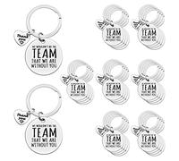 Ximalun 30 Pcs Boss Colleagues Gifts Keyring We Wouldn't be The Team That We are Without You Keyring Team Gifts for Colleagues Employees Staff Appreciation Gifts for Team Member Manager Supervisor