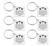 Ximalun 6Pcs Veterinarian Appreciation Gifts Vet Tech Keyring Thank You Gifts for Veterinarian Assistant Veterinary Staff Vet Student Graduation Gift