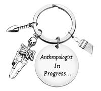 Ximalun Anthropologist Gifts Keyring Anthropologist in Progress Keyring Anthropology Student Gifts Anthropology Teacher Gifts Christmas Birthday Graduation Gifts