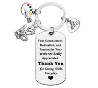Ximalun Artist Gifts Keyring Painter Gifts Art Teacher Appreciation Gifts Christmas Birthday Teachers Day Employee Appreciation Leaving Retirement Gifts Thank You Gifts for Art Teacher