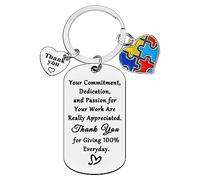 Ximalun Autism Awareness Gift Thank You Gift for Autism Teacher Special Education Teacher ABA Therapist Appreciation Gift Autism Awareness Month Gift Christmas Birthday End of Year Gift