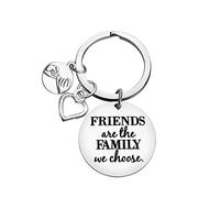 Ximalun Best Friend Keyring Friend Gifts for Women Friends are the Family We Choose Keyring Graduation Christmas Birthday Gifts Friendship Gifts for Friends