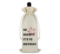 Ximalun Birthday Gifts for Women Men Wine Bag Birthday Party Decor Happy Birthday Wine Bottle Bag Gift for Him Her Birthday Gifts Ideas for Friends Sister Daughter Son Boyfriend Girlfriend