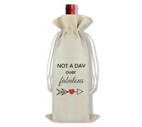 Ximalun Birthday Gifts for Women Men Wine Bag Birthday Party Decoration Wine Bottle Bag Unique Birthday Gifts for Wine Lovers Wife Husband Mum Daughter Sister Aunt Best Friend Coworker