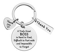 Ximalun Boss Keyring Gifts Thank You Boss Gifts for Coworker Manager Supervisor Leader Christmas Birthday Boss Day Leaving Going Away Retirement Gifts Goodbye Gifts for Boss Women Men