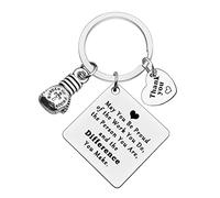 Ximalun Boxers Gift Keyring Boxing Coach Appreciation Gifts Make a Difference Keyring Boxing Lover Gifts Christmas Birthday Leaving Retirement Gift Thank You Gift for Boxing Coach