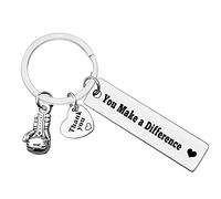 Ximalun Boxing Gift Boxing Gloves Keyring Sports Gift You Make A Difference Keyring Thank You Gifts for Boxers Boxing Coach Appreciation Gifts Christmas Birthday Leaving Retirement Gifts