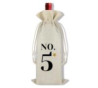 Ximalun Burlap Wine Bags for Blind Wine Tasting Numbers 1-10 Numbered Wine Bottle Bag with Drawstring Christmas Birthday Wedding Party Decoration