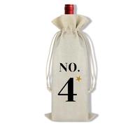 Ximalun Burlap Wine Bags for Blind Wine Tasting Numbers 1-10 Numbered Wine Bottle Bag with Drawstring Christmas Birthday Wedding Party Decoration
