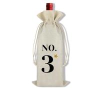 Ximalun Burlap Wine Bags for Blind Wine Tasting Numbers 1-10 Numbered Wine Bottle Bag with Drawstring Christmas Birthday Wedding Party Decoration