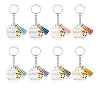 Ximalun Christian Gifts for Women Bulk Religious Bible Verse Keyring Inspirational Scripture Quote Acrylic Church Gift for Women Birthday Baptism Confirmation Easter Graduation Christmas