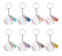 Ximalun Christian Keyring Gifts Bulk Bible Verse Acrylic Keyring Religious Scripture Gifts for Women Inspirational Church Gift for Women Christian Birthday Easter Christmas