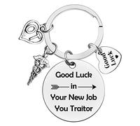 Ximalun Colleague Leaving Gifts for Occupational Therapy Farewell Gift Good Luck in Your New Job You Traitor Keyring OT Goodbye Gift New Job Going Away Gifts for Occupational Therapist