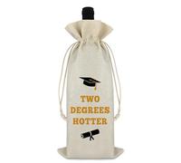 Ximalun College Graduation Gift Wine Bag PHD Graduation Gifts for Friends Students Inspirational Graduation Gifts for Masters Degree University Graduate Gift for Women Men Wine Bottle Bag
