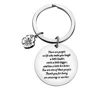 Ximalun Coworker Leaving Keyring Gifts for Colleague Friends Christmas Birthday Retirement Gifts Colleague Farewell Gifts Goodbye Gifts Going Away Gifts for Coworker