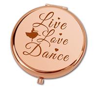 Ximalun Dance Teacher Gifts Dance Lover Gift Live Love Dance Compact Makeup Mirror Dance Teacher Appreciation Gift Christmas Birthday Gift End of Year Gift Thank You Gift for Dance Instructor