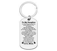 Ximalun Daughter Gifts from Mum To My Daughter Keyring Gifts for Girls Women Christmas Birthday Gifts for Daughter Graduation Gift Mothers Day Gift Wedding Gift for Daughter from Mum