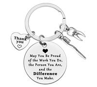 Ximalun Dentist Keyring Dentist Appreciation Gift Dental Hygienist Gift Dental Assistant Gift Dentist Graduation Gift Dentist Office Orthodontist Gift Christmas Birthday Thank You Gifts for Dentist
