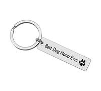 Ximalun Dog Grandma Gifts Best Dog Nana Ever Keyring Dog Lover Gifts for Women Mothers Day Gifts Christmas Birthday Gifts Dog Owner Gifts for Nana Grandma Grandmother