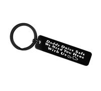 Ximalun Drive Safe Keyring Gifts for Dad Fathers Day Gift Daddy Drive Safe We Need You Here with Us Keyring Trucker Dad Gifts Thanksgiving Day Christmas Birthday Gifts for Dad