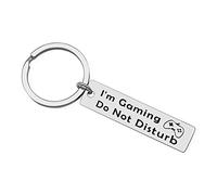 Ximalun Funny Gamer Gifts Keyring I'm Gaming Do Not Disturb Keyring Christmas Birthday Gift Fathers Day Gift Game Lover Gift for Women Men Teen Boys Girls Boyfriend Husband Dad Son