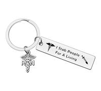 Ximalun Funny Nurse Gifts Nurse Keyring Nurse Practitioner Gifts RN Nurse Gifts Nurse Week Gifts Nurse Graduation Gifts Nurse Christmas Birthday Gifts Nurse Appreciation Gifts