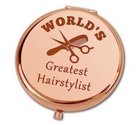 Ximalun Hair Stylist Gifts for Women Compact Makeup Mirror for Hairdresser Appreciation Gift Cosmetology Graduation Gift Christmas Birthday Gifts Thank You Gift for Barber