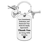 Ximalun Hairdresser Gifts Hairdresser Keyring Hair Stylist Appreciation Gifts Christmas Birthday Leaving Retirement Gifts Thank You Gifts for Hair Dresser Stylists Barber