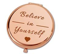 Ximalun Inspirational Gifts for Women Girls Believe in Yourself Compact Makeup Mirror for Friend Sister Daughter Granddaughter Niece Birthday Christmas Graduation Gifts Encouragement Gifts