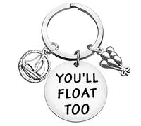 Ximalun IT Movie Gift You’ll Float Too Keyring The Dancing Clown Gift Horror Movie Gift for Horror Fan Christmas Halloween Gifts