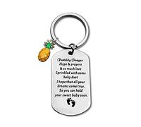 Ximalun IVF Infertility Jewelry Fertility Prayer Gifts I Hope That All Your Dreams Come True Keyring with Pineapple Charm Infertility Mum Gifts IVF Pregnant Wish Gift IVF Encouragement Gift for Women