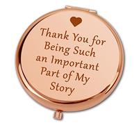 Ximalun Mentor Gifts Teacher Appreciation Gifts Thank You for Being Such an Important Part of My Story Makeup Mirror for Teacher Birthday Christmas Teacher’s Day Graduation Leaving Retirement