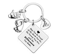 Ximalun Midwife Thank You Gifts Midwife Keyring Doula Nurse Appreciation Gifts Make a Difference Keyring Gift for OBGYN Doctor OB Nurse Obstetrician Gynecologist Gift