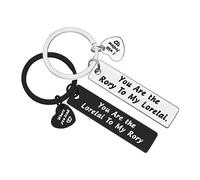 Ximalun Mother Daughter Gifts Keyring Best Friend Gift Sister Gift You Are the Lorelai To My Rory Keyring Set BFF Gift TV Show Inspired Gift Christmas Birthday Mothers Day Gift