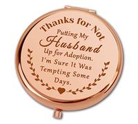 Ximalun Mother in Law Gifts from Daughter in Law Mother of The Groom Gifts from Bride Compact Makeup Mirror for Mother in Law Christmas Birthday Mother's Day Wedding Day Gifts
